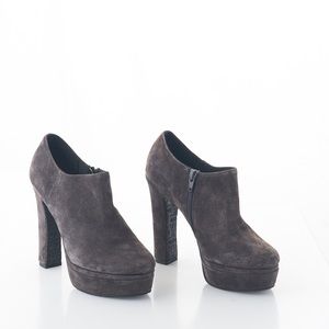Bertie Suede Leather High Heel Platform 